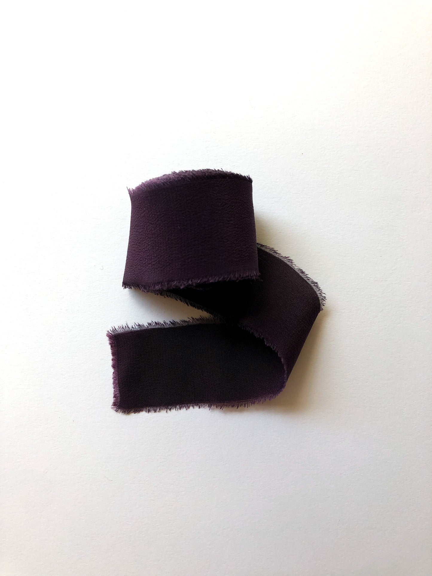 Silk Ribbon in Ebony